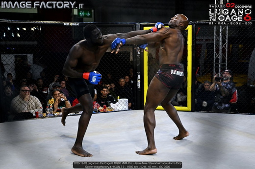 2023-12-02 Lugano in the Cage 6 19960 MMA Pro - Jemie Mike Stewart-Amadoudiama Diop
